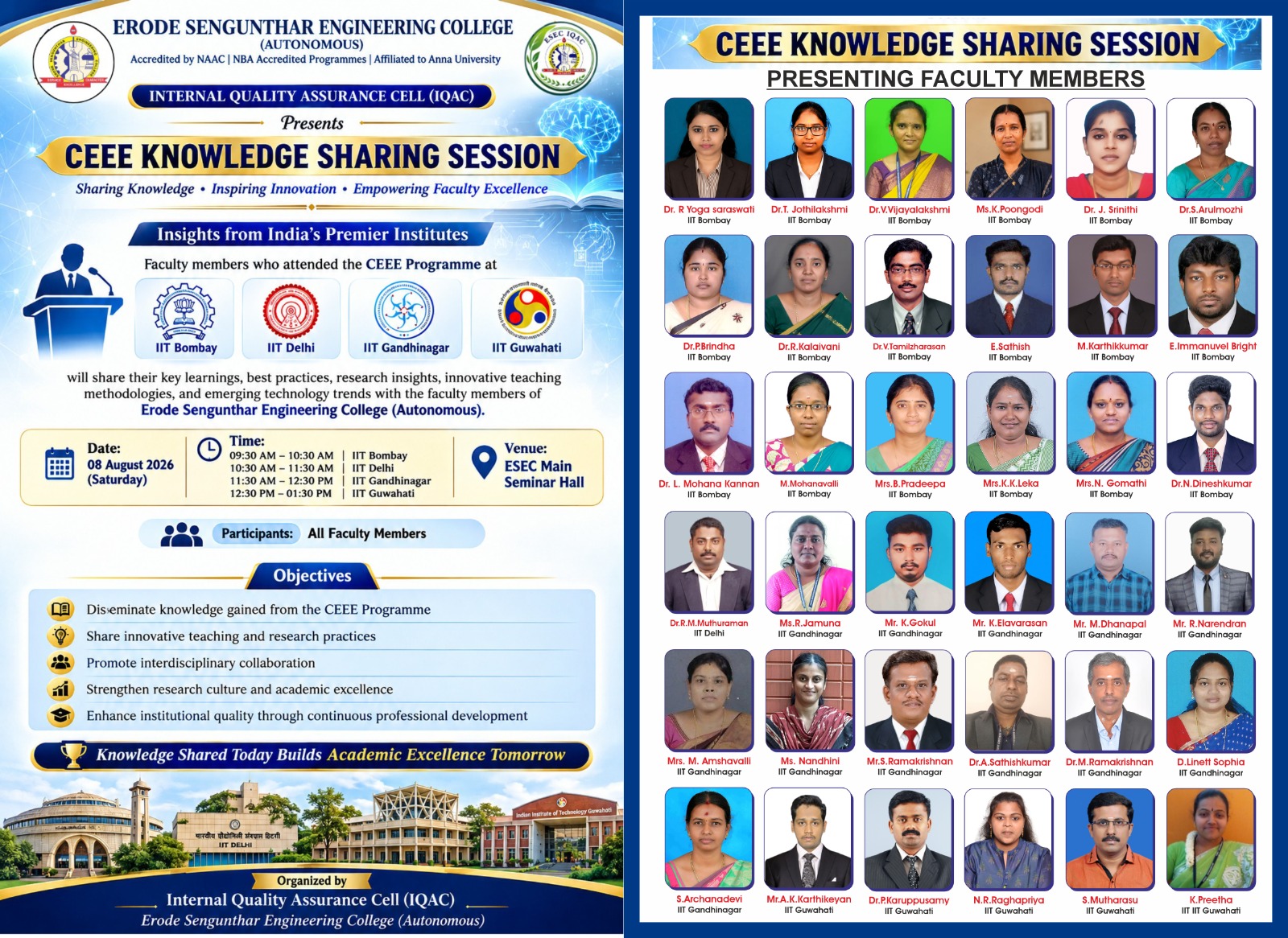 CEEE Knowledge Sharing Session – Insights from India's Premier Institutes