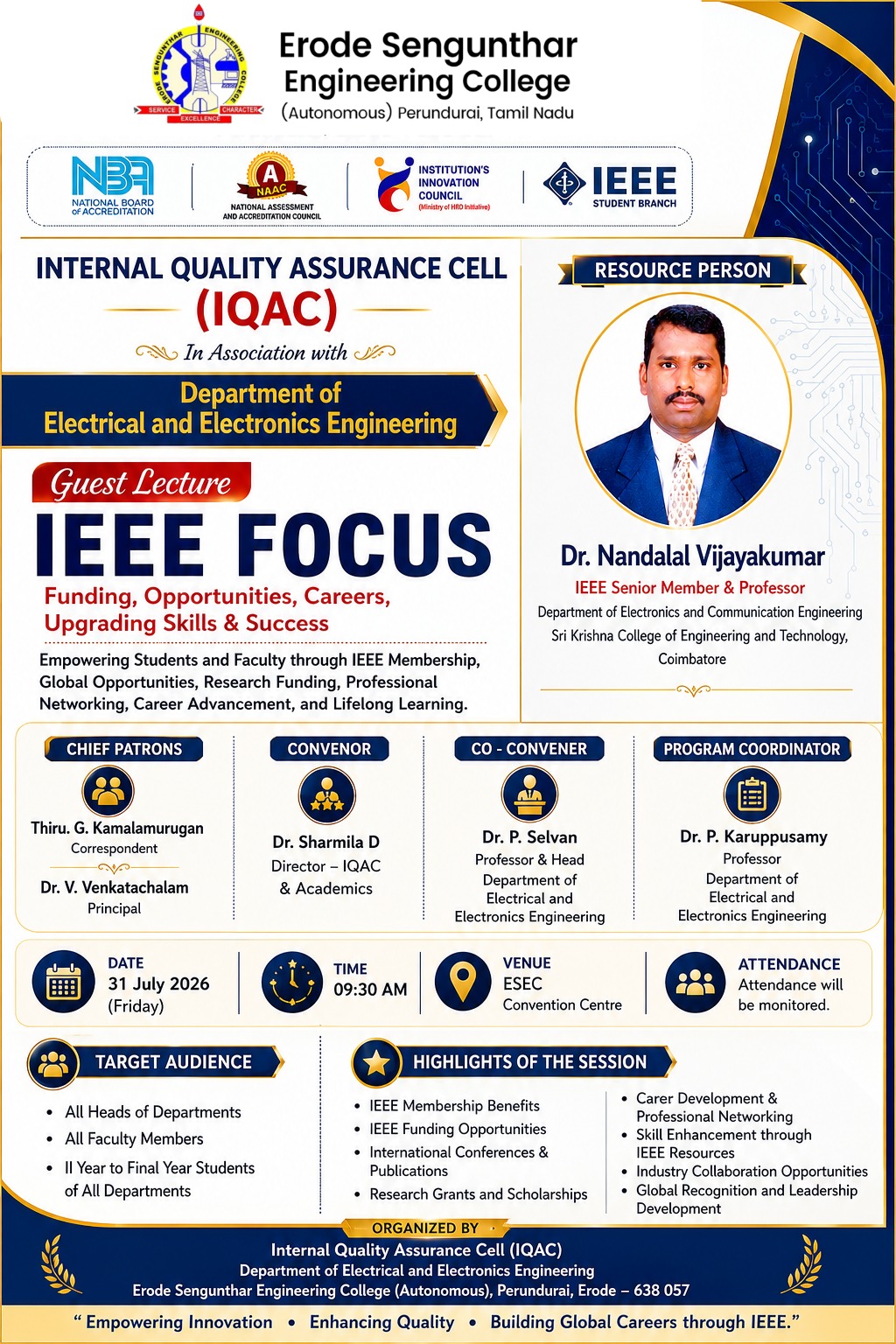IEEE FOCUS – Funding, Opportunities, Careers, Upgrading Skills & Success