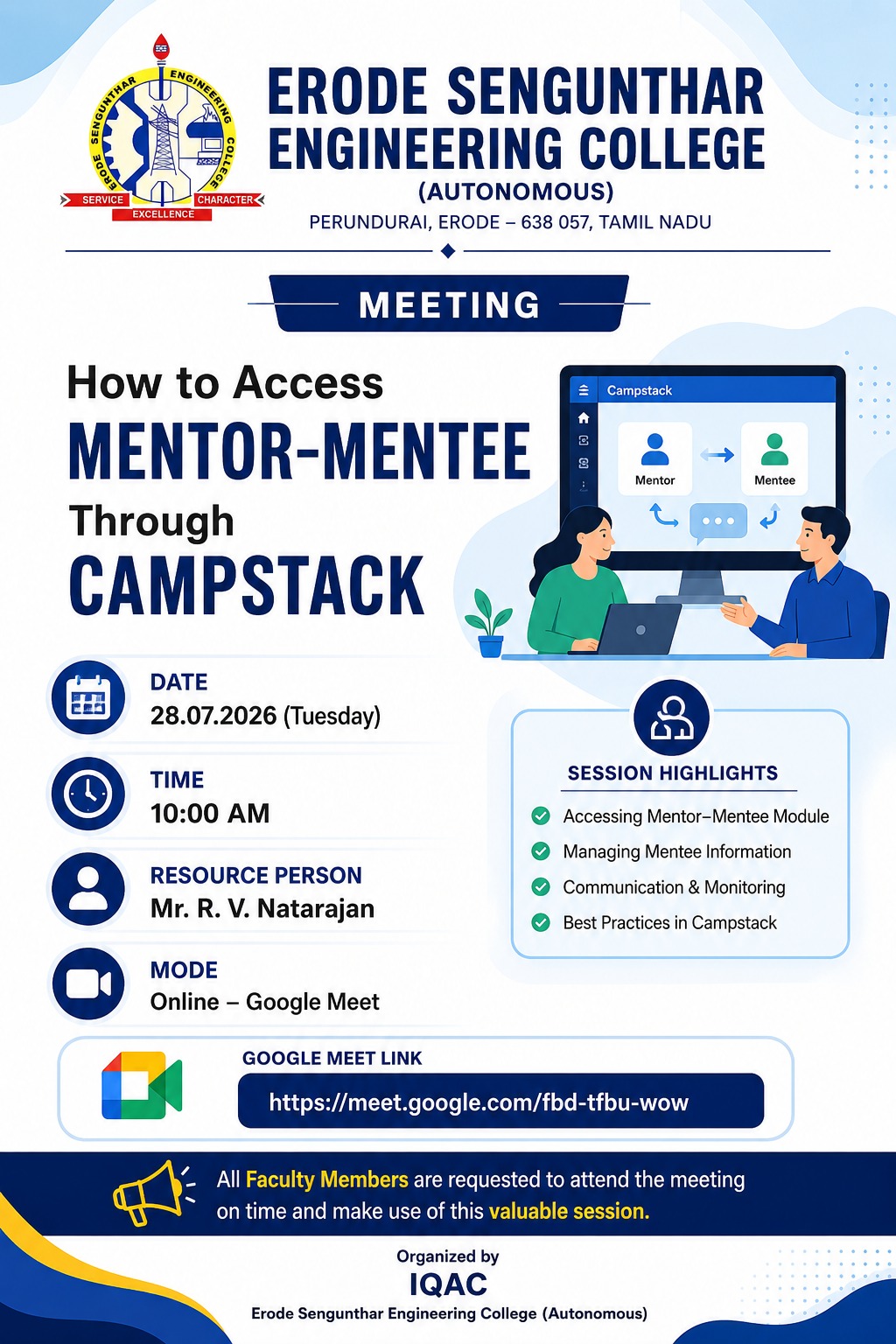 Mentor–Mentee Through CAMPSTACK