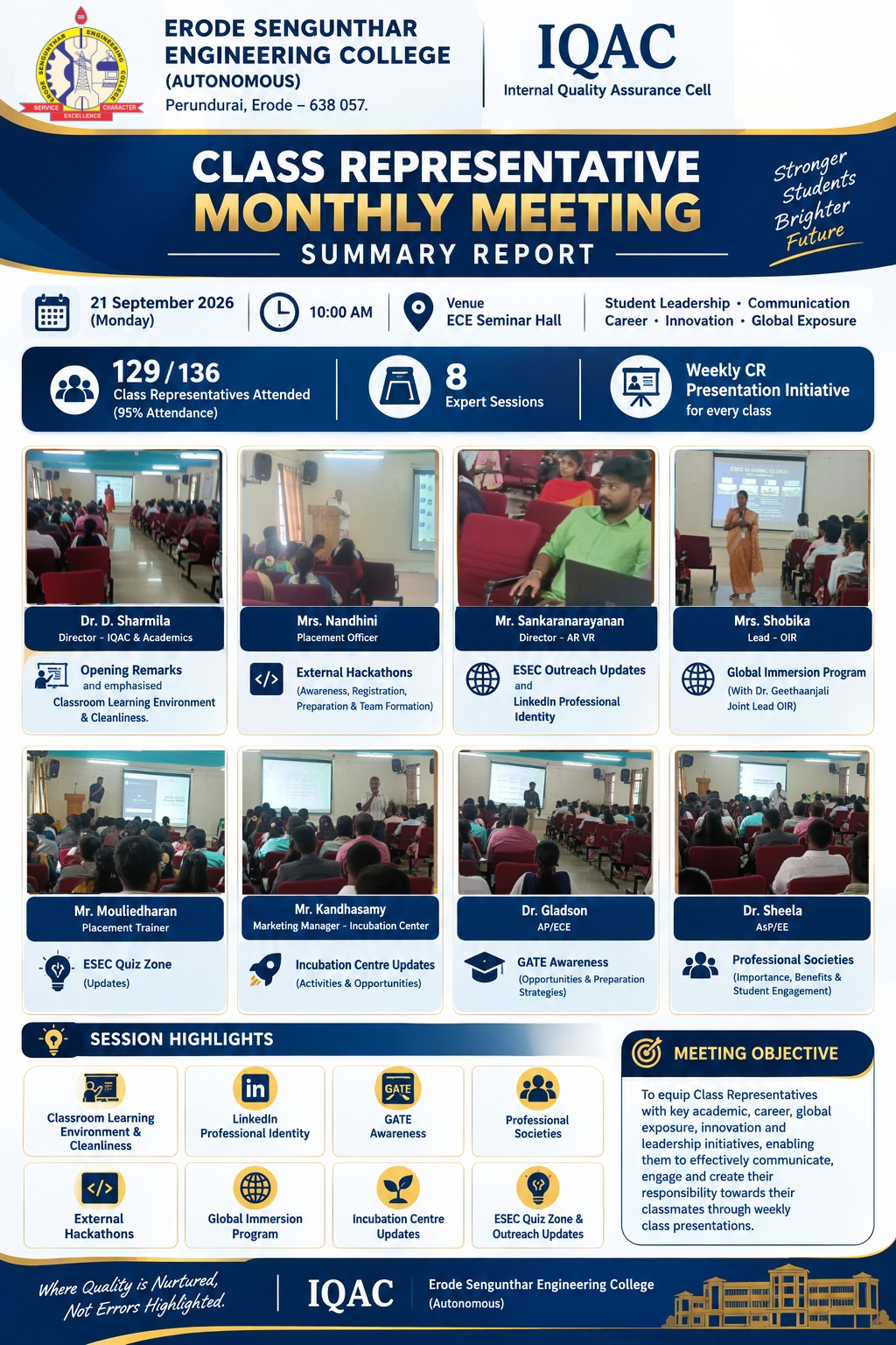 Class Representative Orientation Programme